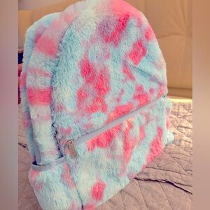 ISCREAM Blue and pink Plush backpack 🦄